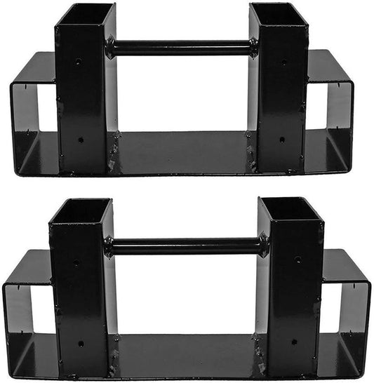 Firewood Holder 2pcs Fireplace Wood Storage Holder Adjustable Length Firewood Storage Rack Bracket Kit Fireplace Wood Storage Holder Outdoor Indoor/Outdoor Firewood Rack