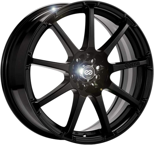 Enkei 441-875-0245BK EDR9 Performance Wheel 18x7.5 +45 5x100/114.3 Black Paint