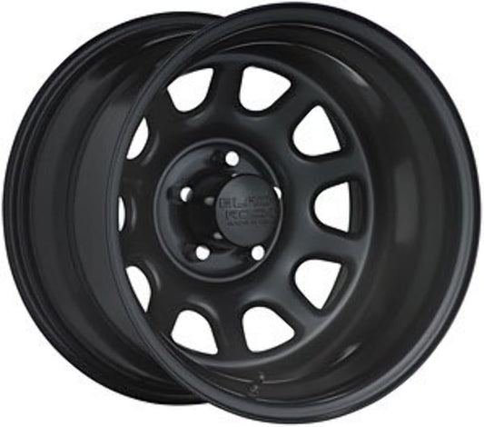 Black Rock D Widow 15x8 Black Wheel/Rim 5x4.5 with a -19mm Offset and a 83.82 Hub Bore. Partnumber 942581237