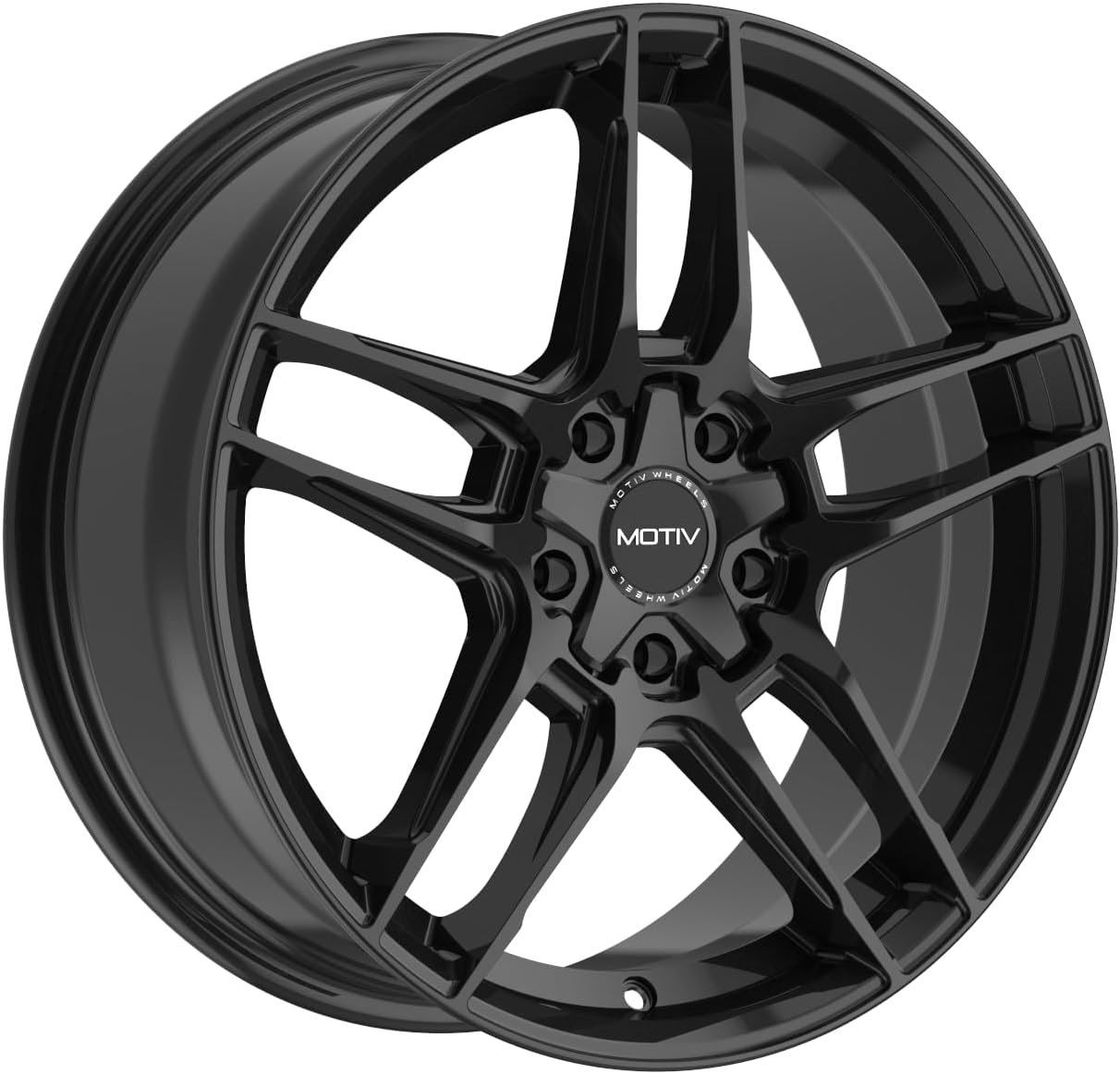Motiv 434B Matic Gloss Black Wheel (16 x 7.5 inches /5 x 100 mm, 40 mm Offset)
