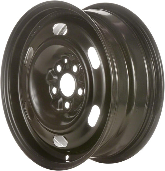 15" 15x6" Reconditioned Factory OEM Black Steel Wheel Rim for Chrysler PT Cruiser 2003-2010 | 2198 | 05272864AB
