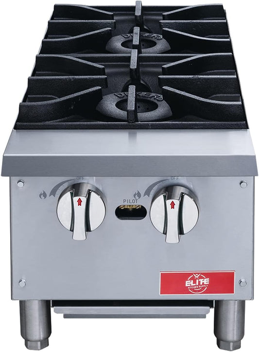 Commercial Hot Plate, ETL 12" 2-Burner