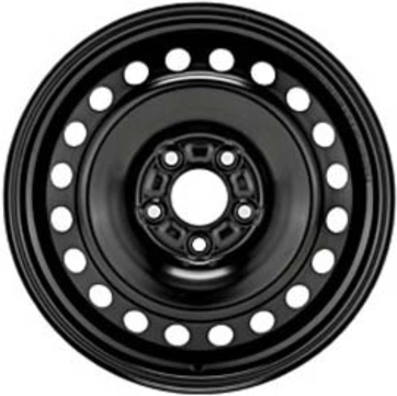 16" 16x6.5" Reconditioned Factory OEM Black Steel Wheel Rim for 2012-2014 Ford Focus | 3876