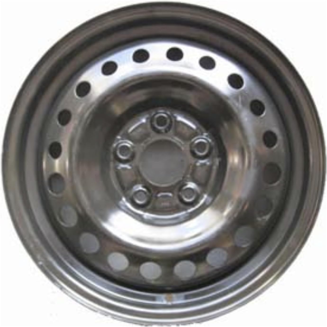 15" 15x6.5" Reconditioned Factory OEM Black Steel Wheel Rim for 2003-2007 Honda Accord | 63855 | 42700SDAA91