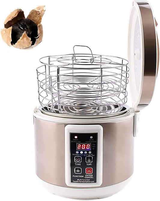 Black Garlic Fermentation Machine, Multi-Function Natto Yogurt Machine, 6L Garlic Fermentation Box, Full Automatic DIY Cooker, Home/Kitchen Appliance