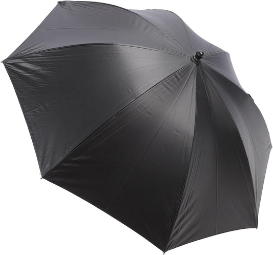 Drfeify Electric Cooling Fan Umbrella for Sun Protection and Mist Spray, Ideal for Beach Sports, 190T Fiberglass Material (External Black Internal Pink)