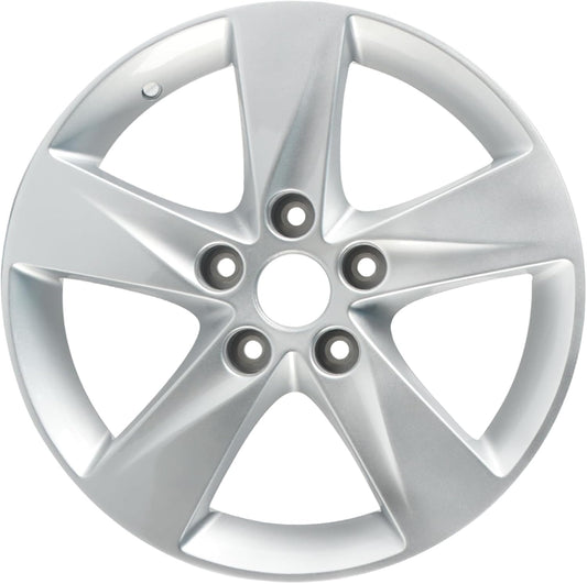 New 16x6.5 inch 16" x 6.5" Premium Aluminum Alloy Wheel Rim Fits for Hyundai Elantra 2011 2012 2013, Direct Fit, ALY70806U20N