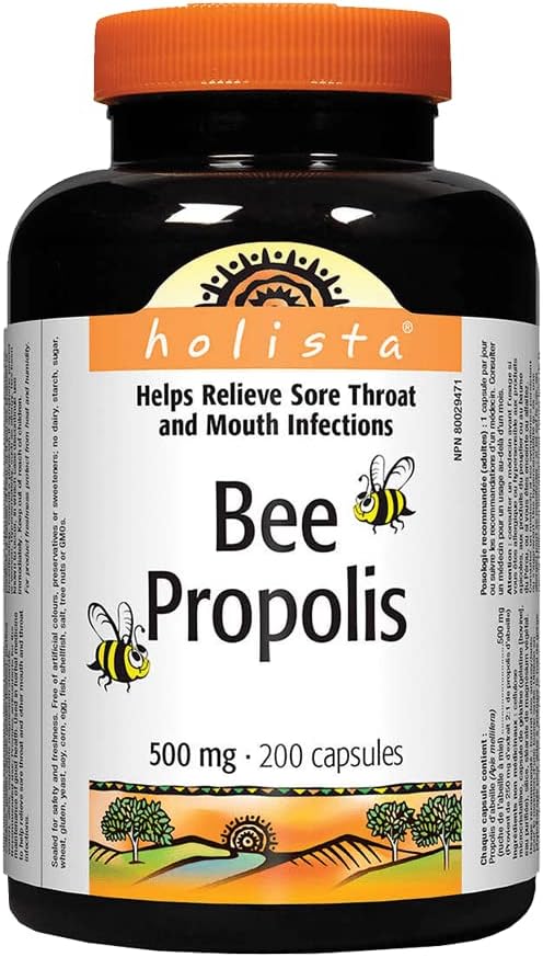 Bee Propolis 500mg, 200 capsules