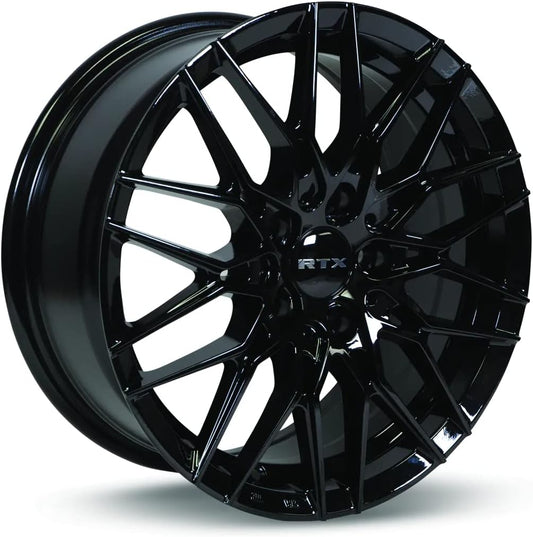 RTX V20 Custom Wheel - 16x7, 40 Offset, 5x114.3 Bolt Pattern, 73.1mm Hub - Gloss Black Rim