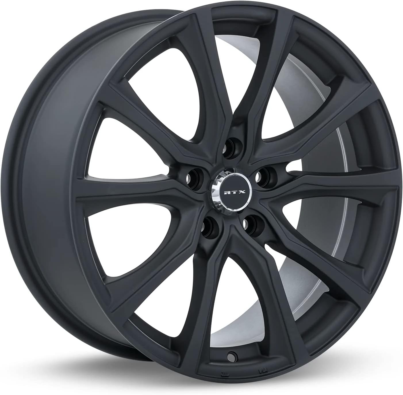 RTX Contour Custom Wheel - 15x6.5, 40 Offset, 5x114.3 Bolt Pattern, 73.1mm Hub - Matte Black Rim