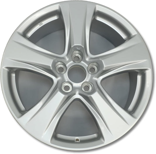 New Single 18" 18x8 Inch Alloy Wheel for 2020–2023 Toyota Highlander | OEM Design Replacement Rim | Silver Finish | Direct Fit - OE Stock Specs | 75263 426110E510
