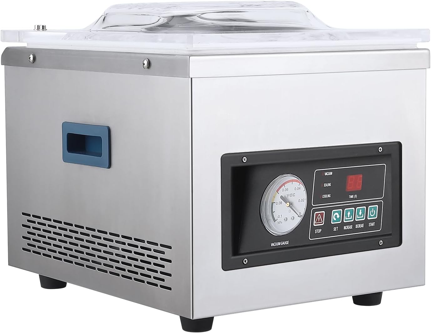 Chamber Vacuum Sealer Machine,180w-320w,Dz-260C 6.5 M³\/H Pump Rate,Microcomputer Controlled, Household and Commercial Vacuum Sealing Machines with Stainless Steel Structure