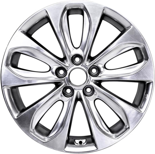 New 18x7.5" 18 Inch Premium Aluminum Alloy Wheel Rim Fits Hyundai Sonata 2011 2012 2013 2014 | ALY70804U77N