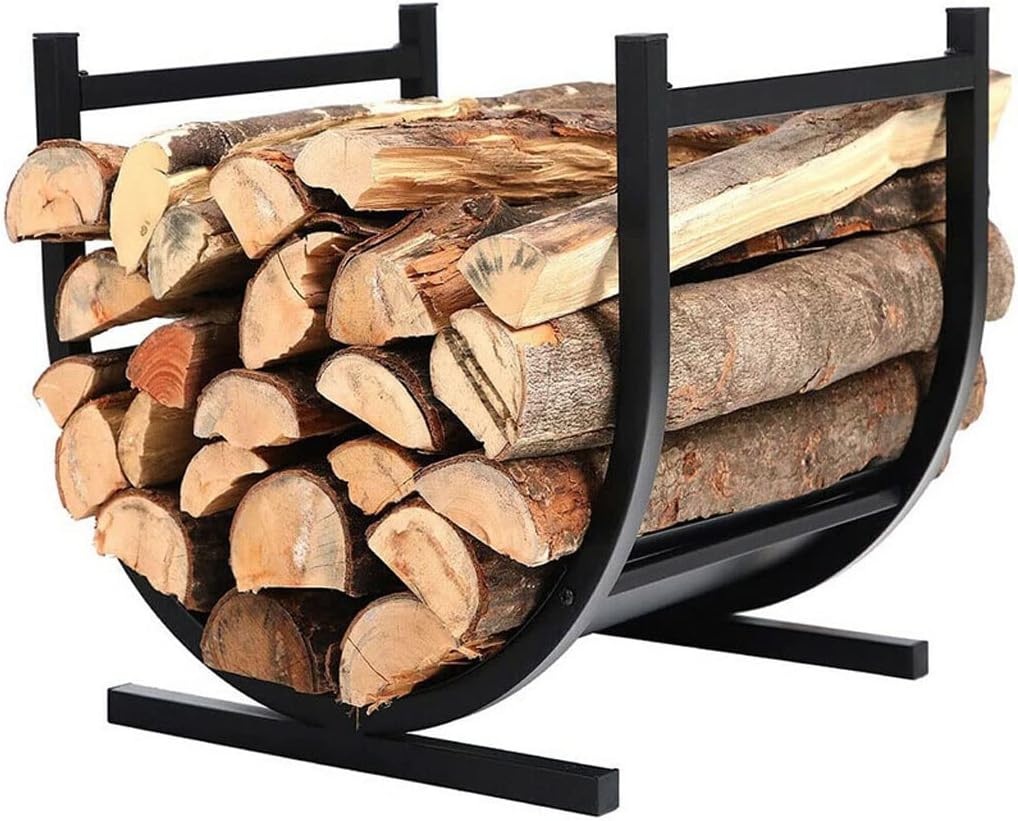 Log Store Firewood Rack Indoor Wood Holders Firewood Outdoor Fireplace Storage Log Rack Holder Log Store Fireplace Tools,