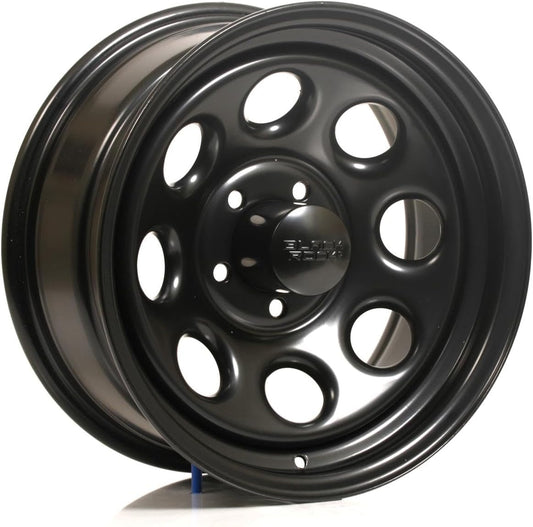 Black Rock Type 8 16x7 Black Wheel / Rim 5x4.5 with a 0mm Offset and a 83.82 Hub Bore. Partnumber 997671240