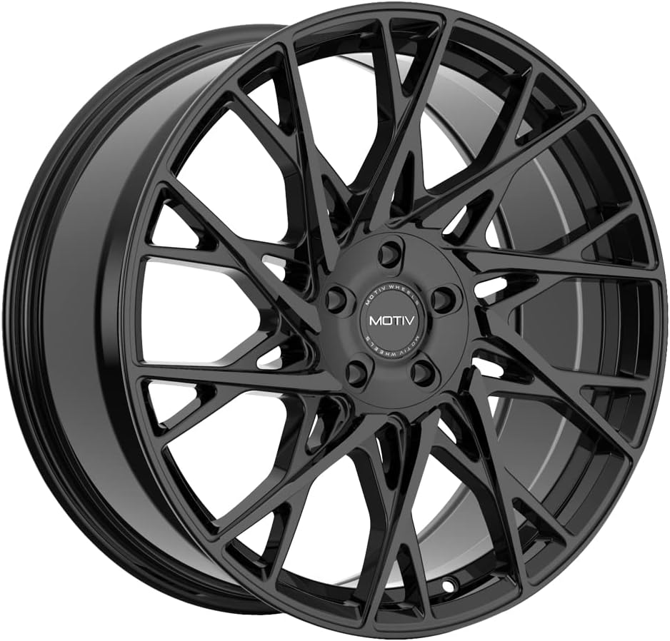 Motiv 430B Maestro Gloss Black Wheel (17 x 7.5 inches /5 x 114 mm, 40 mm Offset)