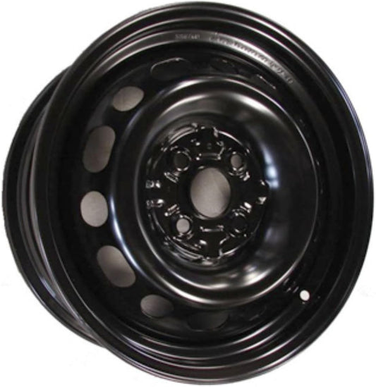 15" 15x6" Reconditioned Factory OEM Black Steel Wheel Rim for Mazda 2 2011-2014 | 64938