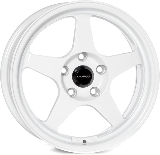 Circuit Performance CP22 16x7 Gloss White 5x114.3 +35mm Offset Wheels Spoon SW388 Style