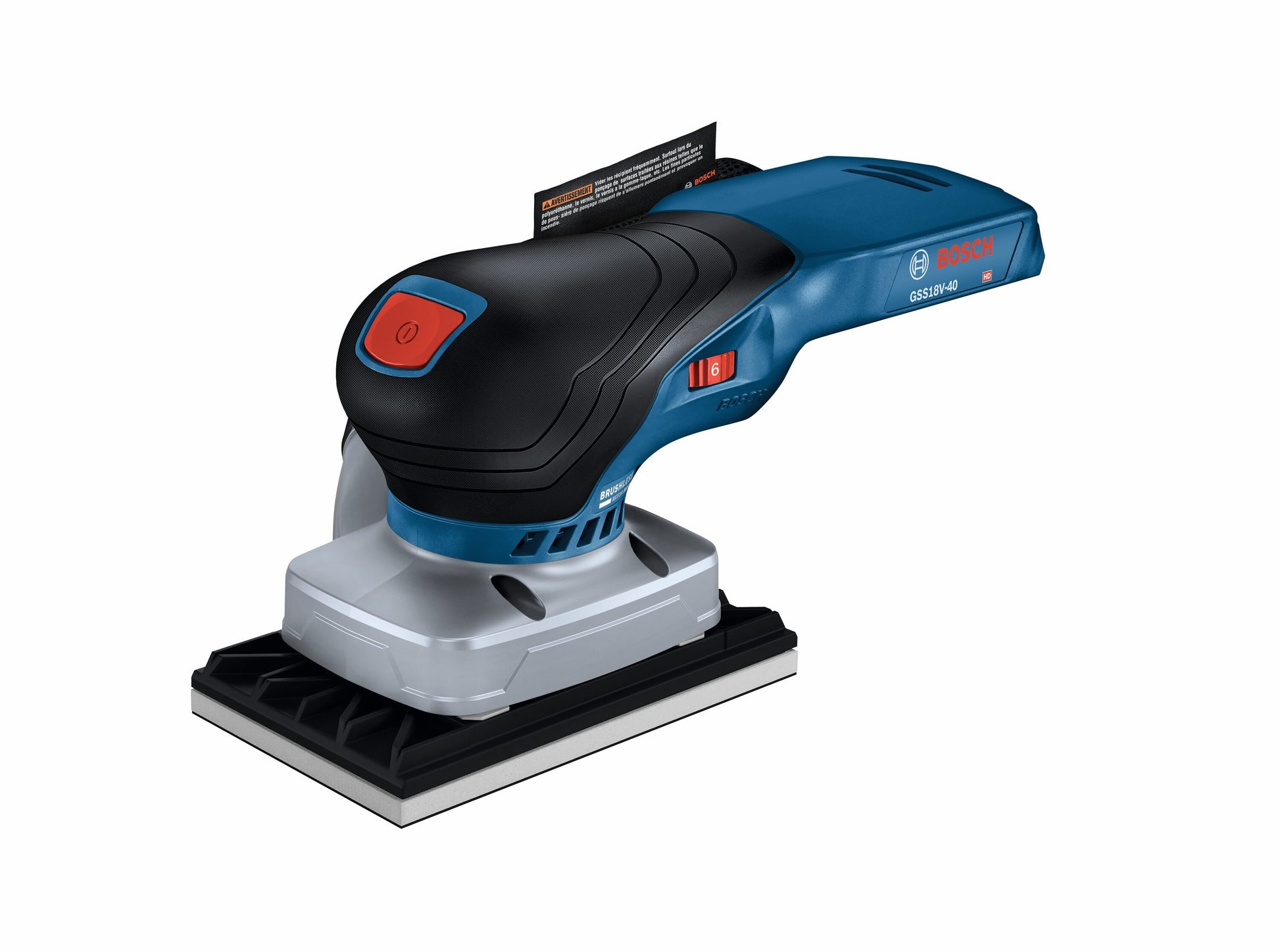 Bosch 18-Volt Brushless Cordless Variable Speed Orbital Sander with Dust Management (Bare Tool) GSS18V-40N