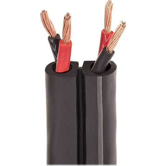 AudioQuest - Rocket 11 30' Speaker Cable - Black/Gray Stripes