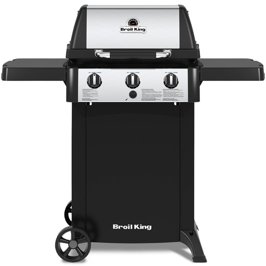 Broil King Gem 310 Stainless Steel/Black 3-Burner Liquid Propane Gas Grill 814154