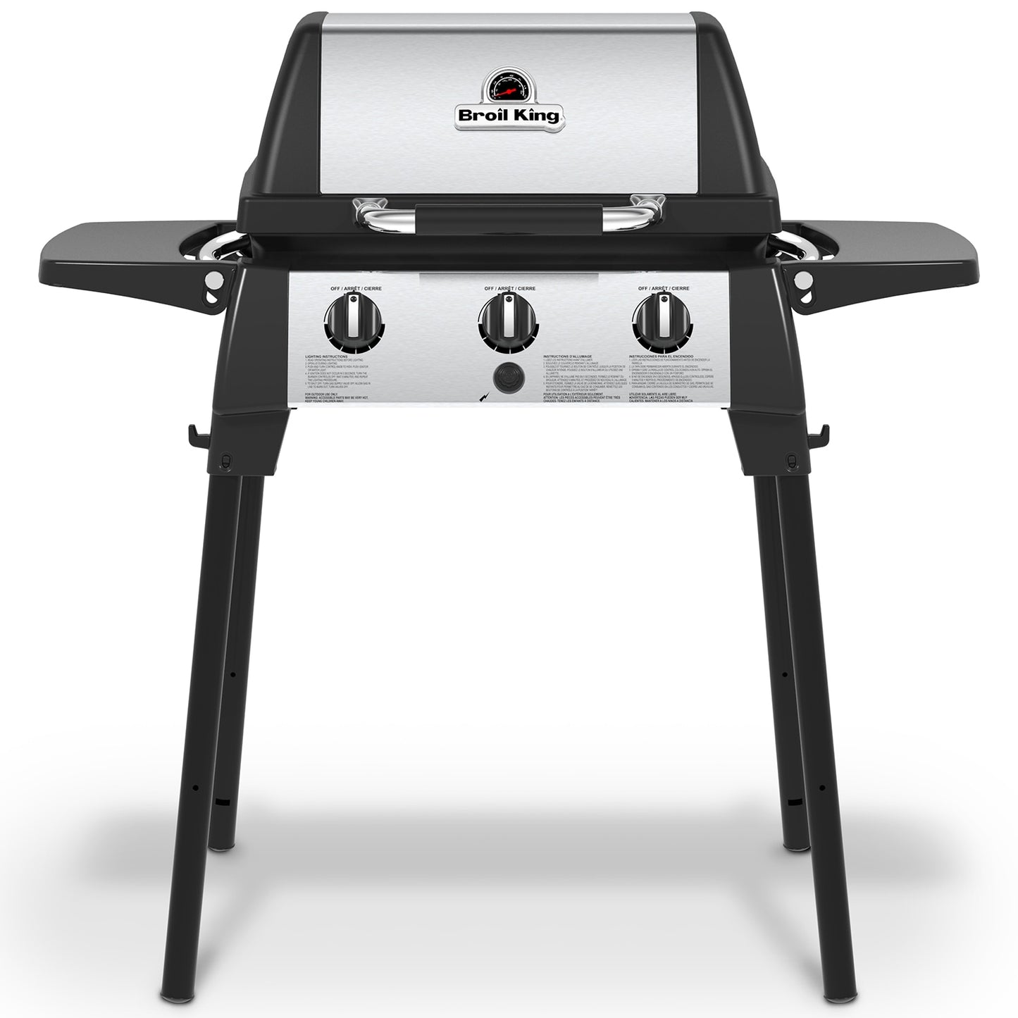 Broil King Porta-Chef 320 430-Sq in Black/Stainless Steel Portable Liquid Propane Grill 952654