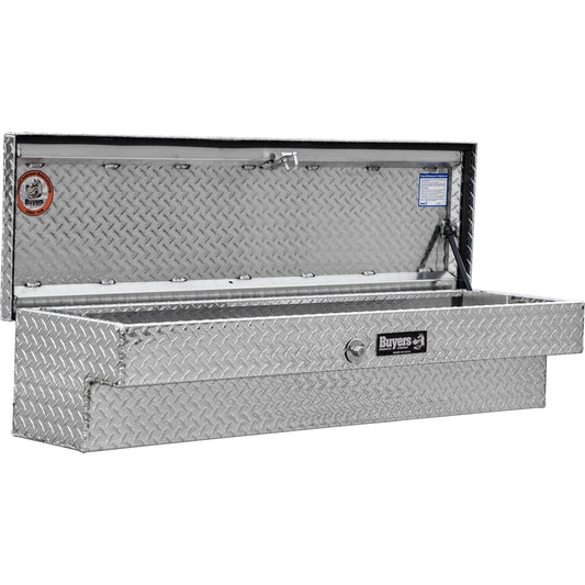 Buyers Products 47-in x 16-in x 13-in Diamond Tread Aluminum Side Mount Truck Tool Box 1713015
