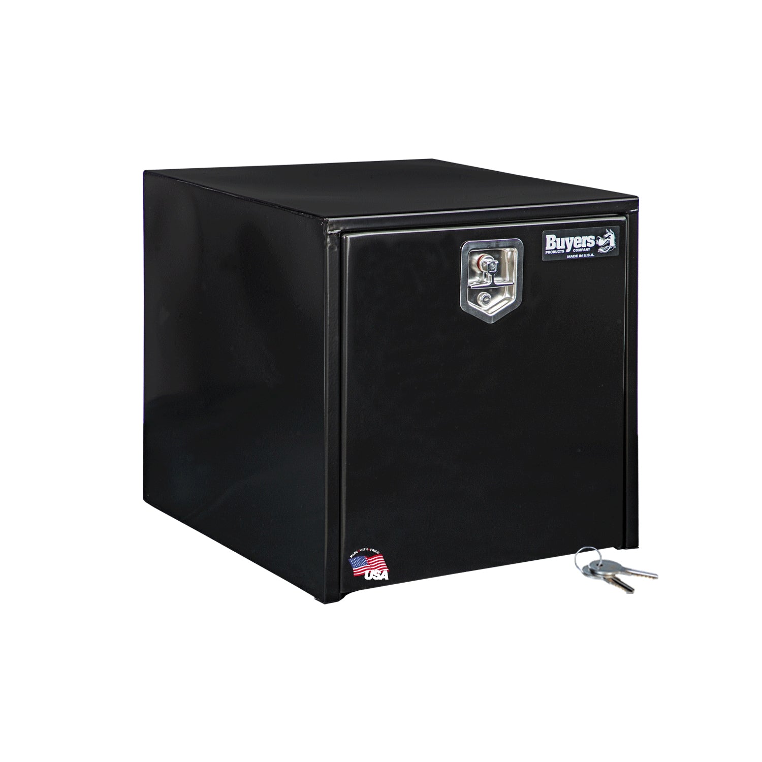 Buyers Products 24-in x 24-in x 24-in Black Steel Underbody Truck Tool Box