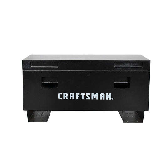 CRAFTSMAN 35.83-in W x 15.75-in L x 18.31-in H Black Steel Jobsite Box CMXQCHS36B