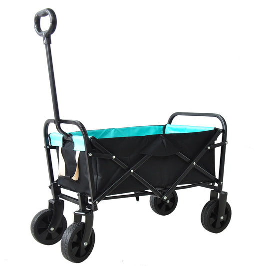 Bybafun 4-cu ft Steel Folding Yard Cart YB0100005