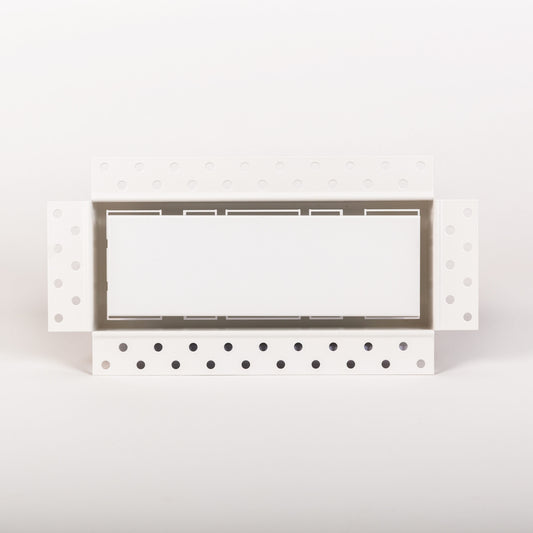 Aria Vent 30-in x 10-in 1-way Steel Satin White Sidewall/Ceiling Register DWALL10X30.25SWH