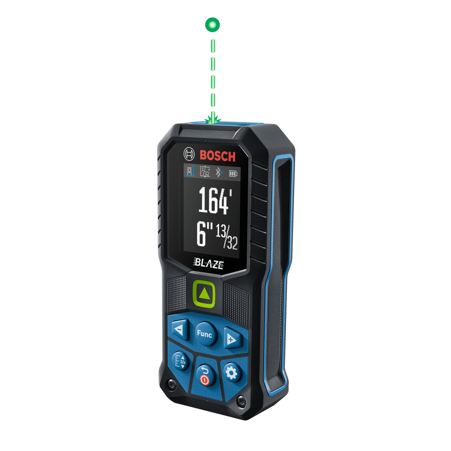 Bosch BLAZE 165-ft Indoor Green Laser Distance Measurer with Backlit Display and Bluetooth Compatibility GLM165-27CG