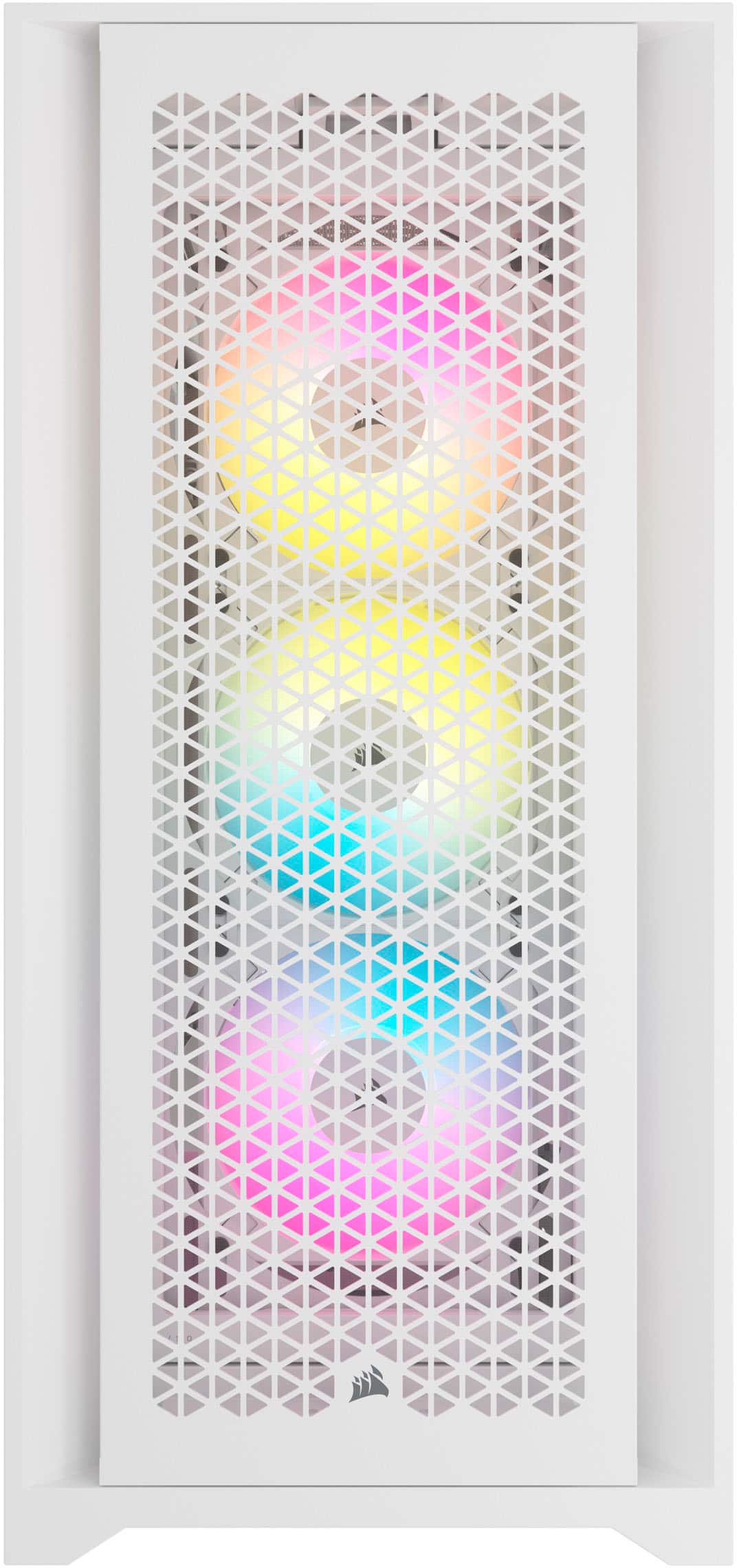 CORSAIR - iCUE 5000D RGB AIRFLOW ATX Mid-Tower Case - True White