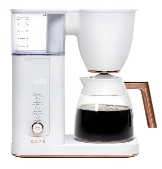 Cafe 10-Cup Programmable Drip Coffee Maker with Automatic Shut-off (Matte White) C7CDABS4RW3