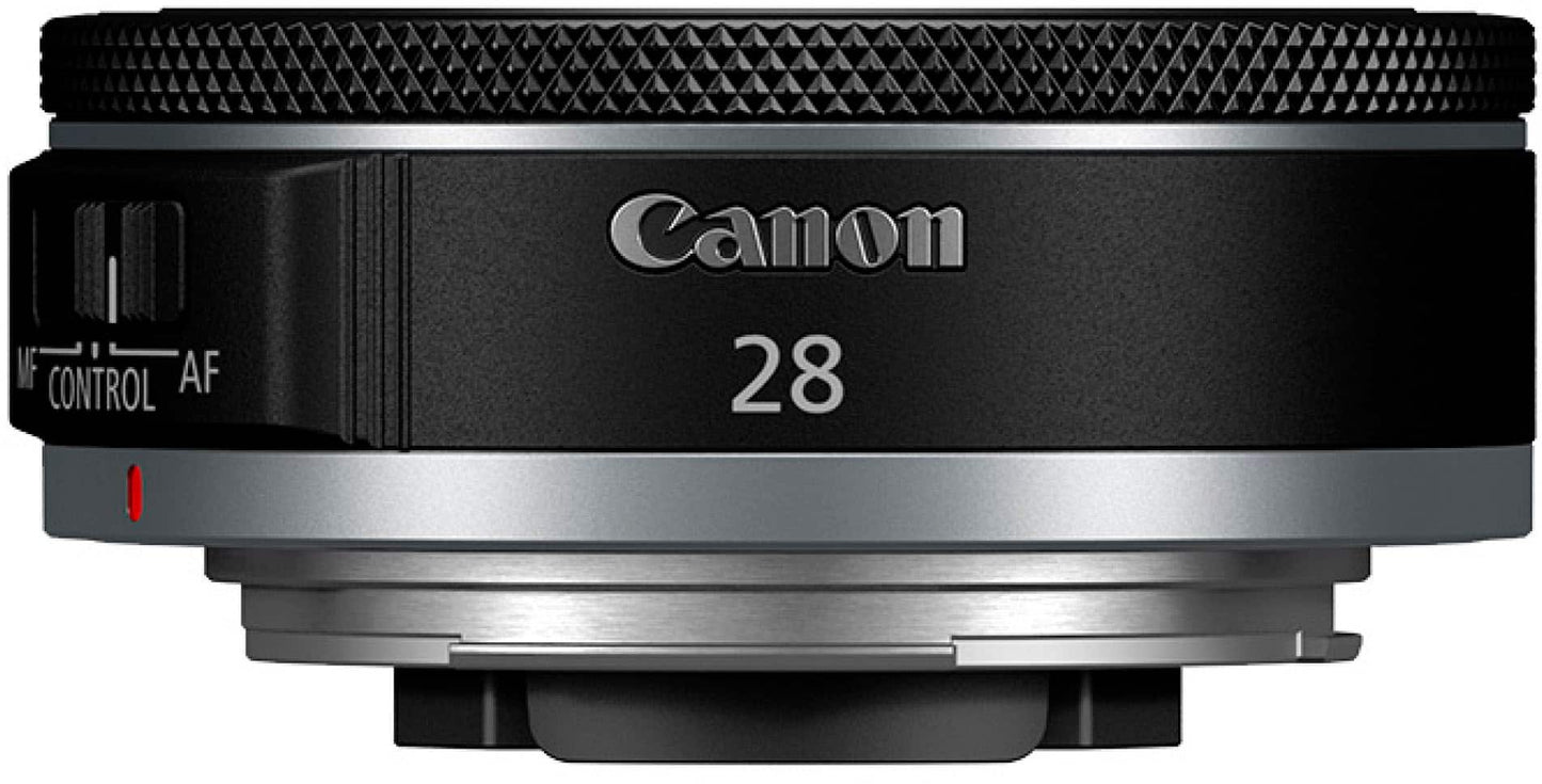 Canon - RF28mm F2.8 STM Wide-Angle Prime Lens for EOS R-Series Cameras - Black