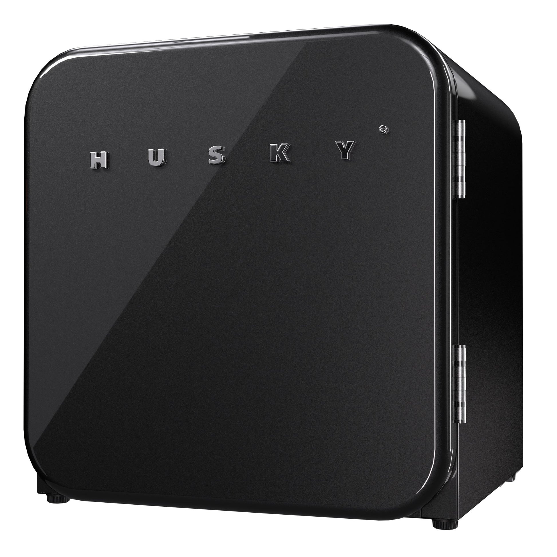 SnowLion Premium 43L Countertop Retro 1.5-cu ft Mini Fridge ( Black ) Garage Ready ENERGY STAR