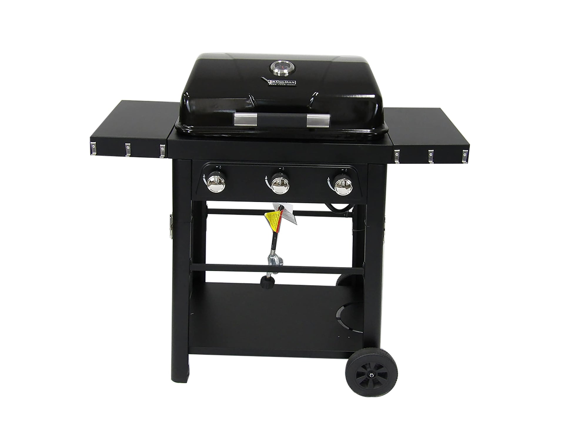 Brand-Man Grills Bronco 2 Bronco2 Gray 3-Burner Liquid Propane Gas Grill BMBRON2-3B