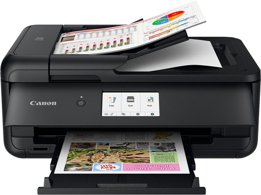 Canon - PIXMA TS9520a Wireless All-In-One Inkjet Printer - Black