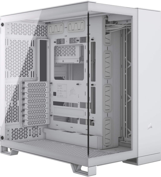 CORSAIR - 6500X ATX Mid-Tower Dual Chamber PC Case - White