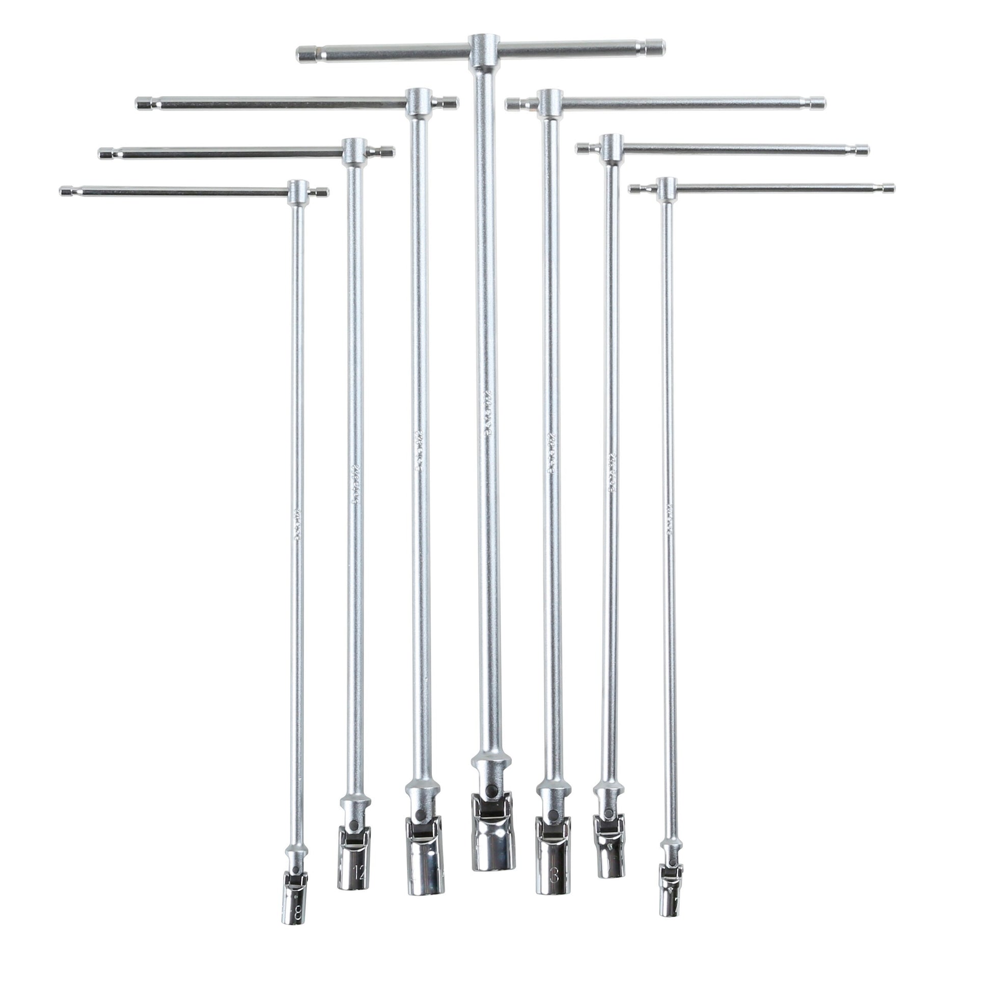 Beta 10-Piece Metric T-Handle Hex Key Set with Swivel Mechanism and Sliding Handle for Quick and Easy Screw Operations 9520080