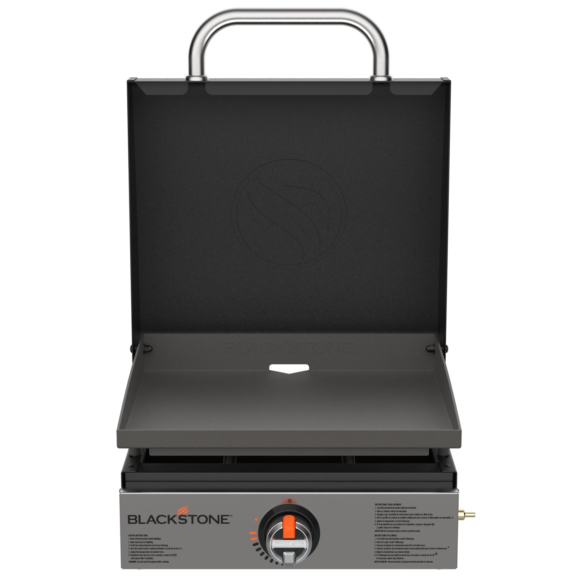 Blackstone 17" Original Tabletop Griddle with Hood 1-Burner Liquid Propane Flat Top Grill 2143