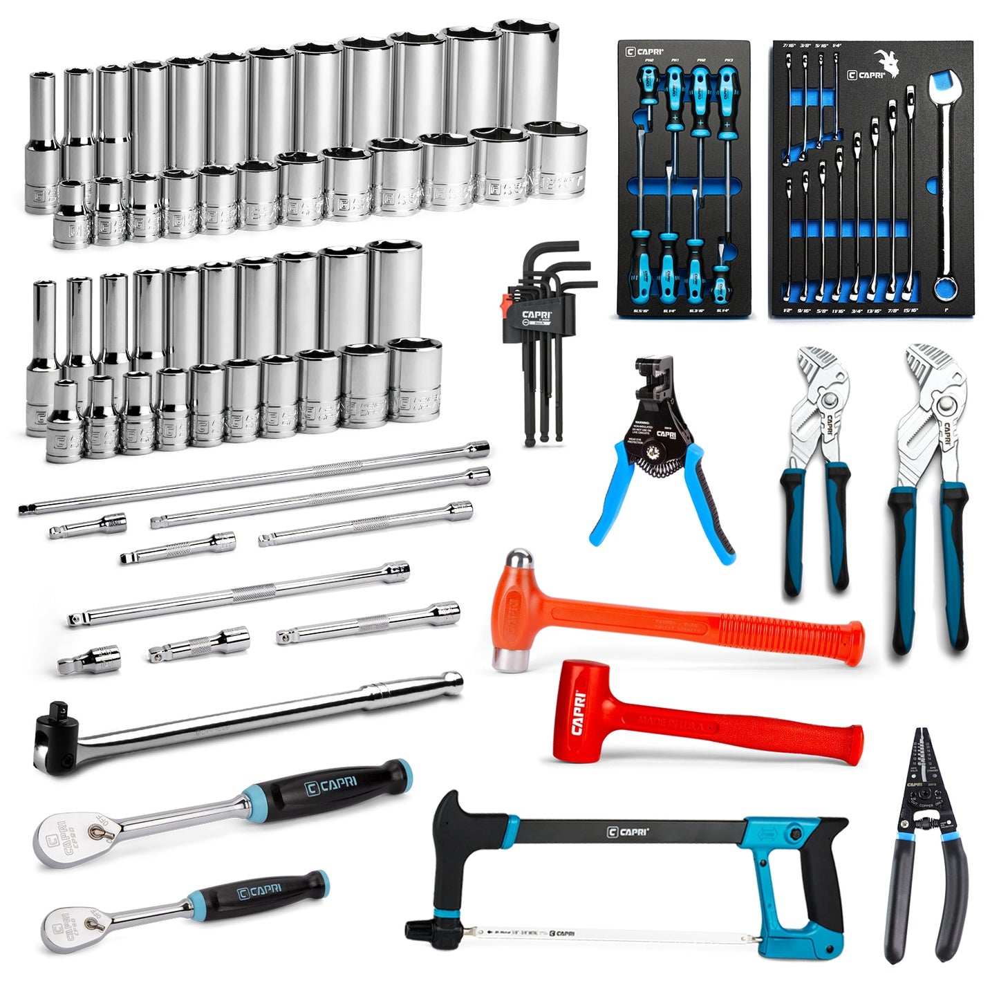 Capri Tools 93 -Piece Standard (SAE) Mechanics Tool Set (no case)