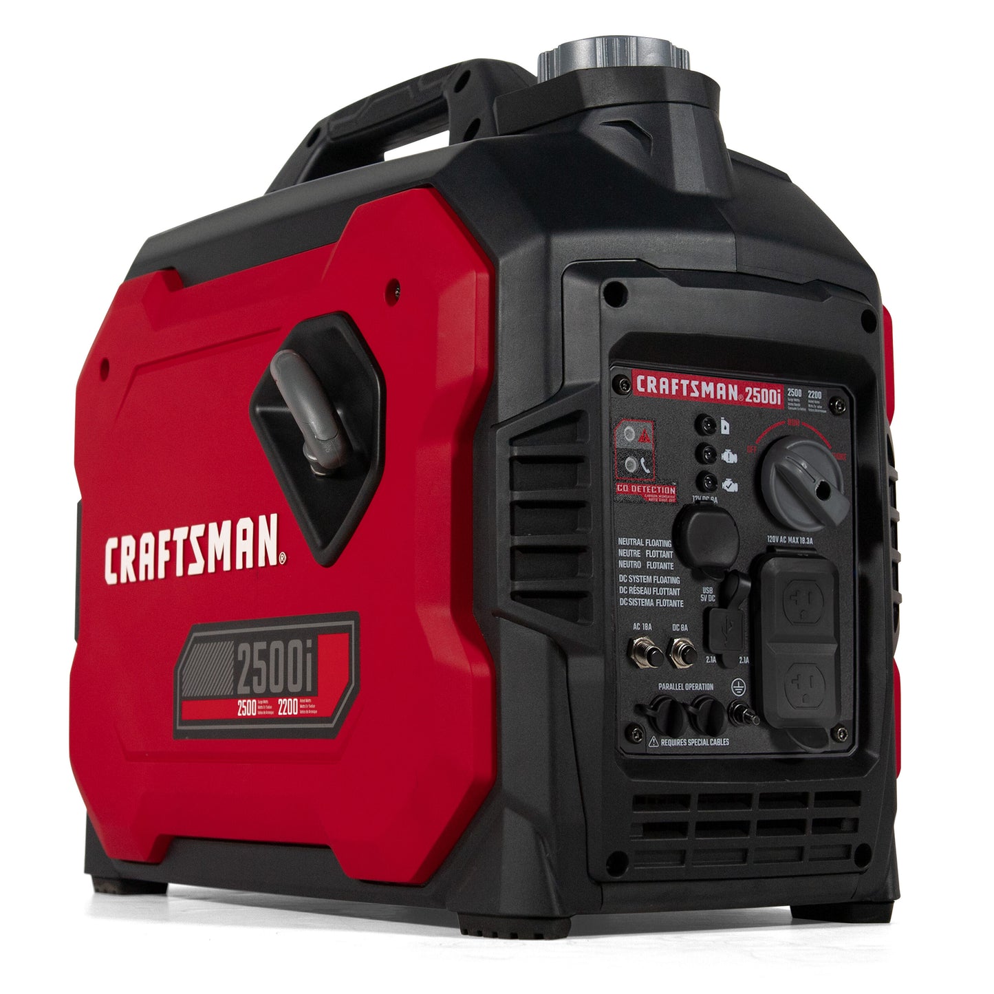 CRAFTSMAN CMX 2500-Watt Single Fuel (Gasoline) Inverter Generator CMXGIAC2500I