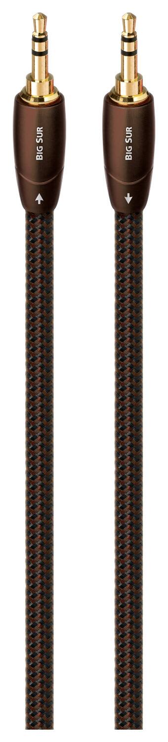 AudioQuest - Big Sur 6.6' 3.5mm Mini-to-3.5mm Mini Interconnect Cable - Brown