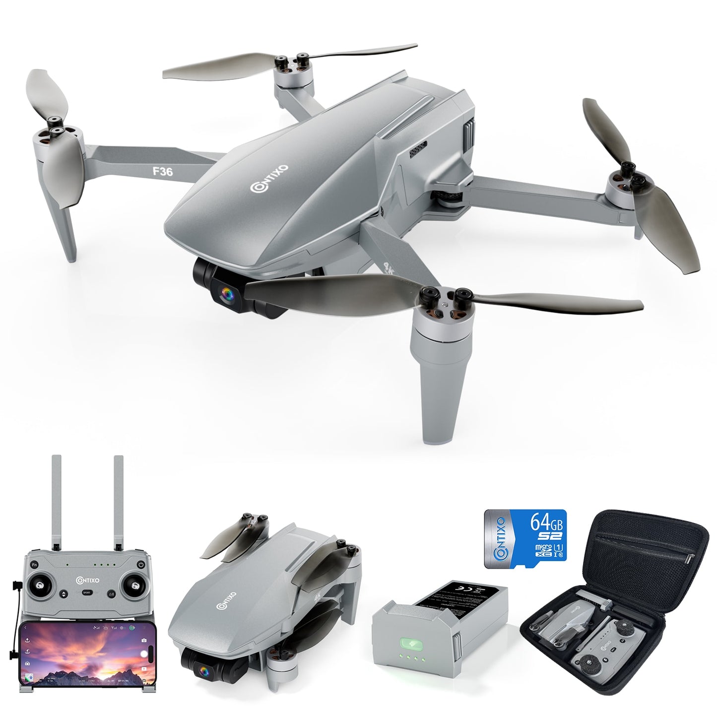 Contixo Drones 4K Drone F36