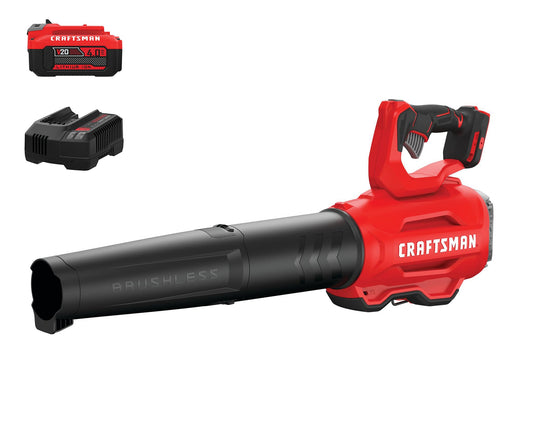 CRAFTSMAN V20 20-volt Max 350-CFM 100-MPH Battery Handheld Leaf Blower (Battery Included and Charger Not Included) CMCBL720M1