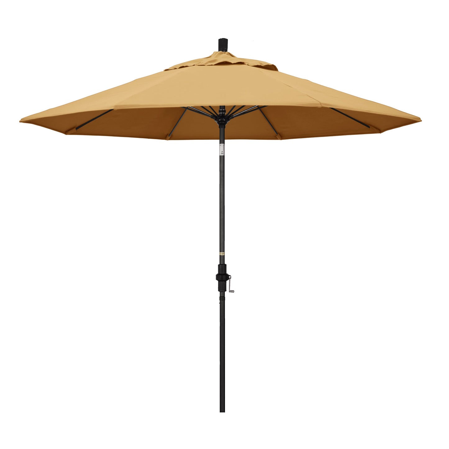 California Umbrella 9-Feet Aluminum Brown Market Patio Umbrella