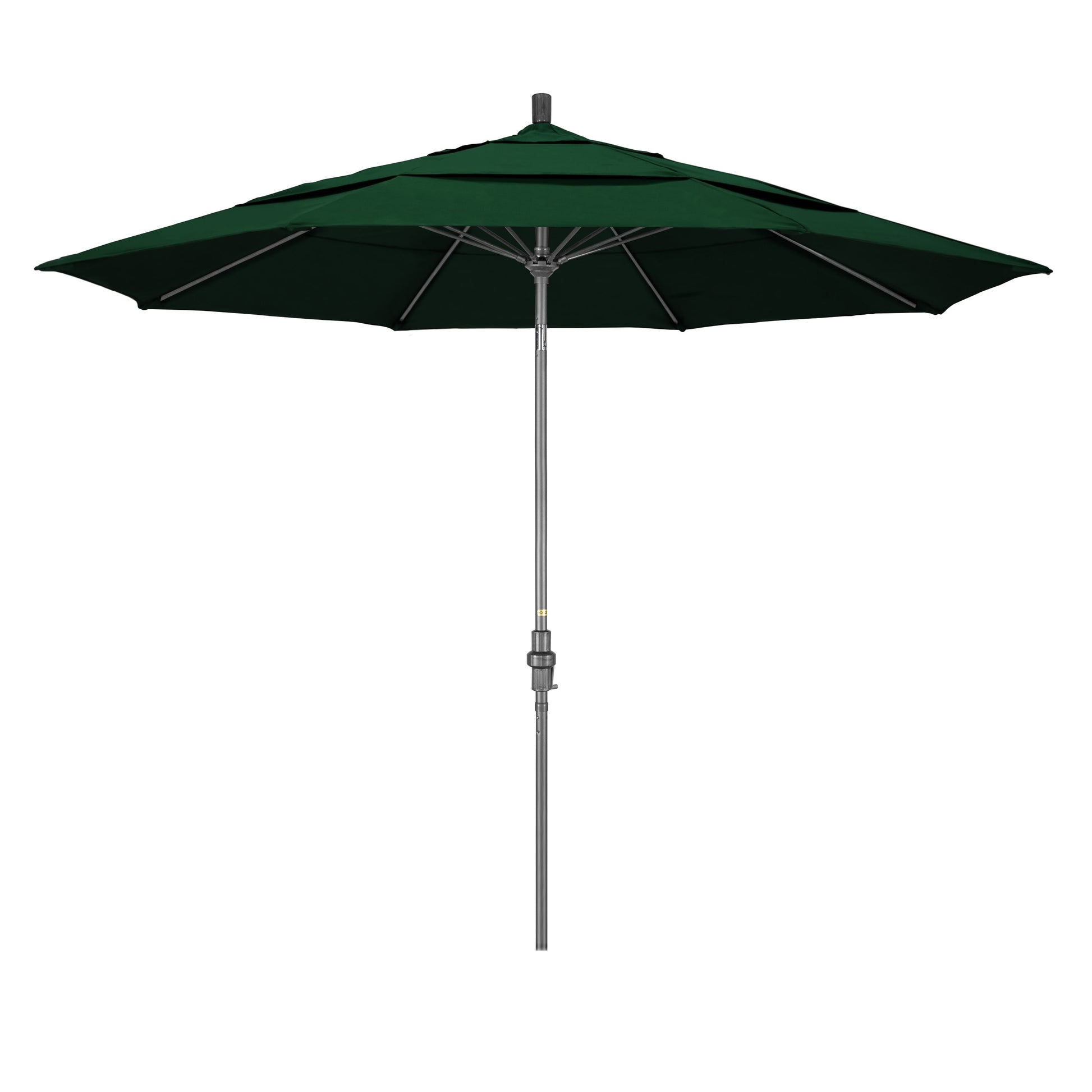 California Umbrella 11-Feet Aluminum Green Market Patio Umbrella