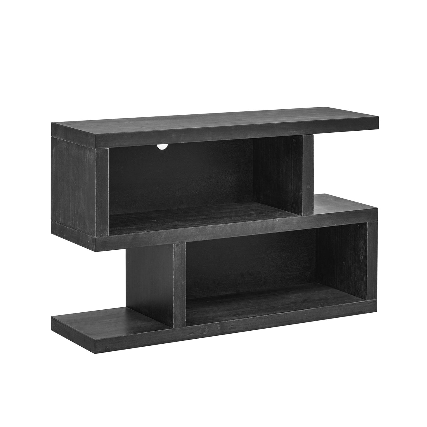 CESICIA Modern MDF Black 47.2-in W x 29.9-in H Coffee Table