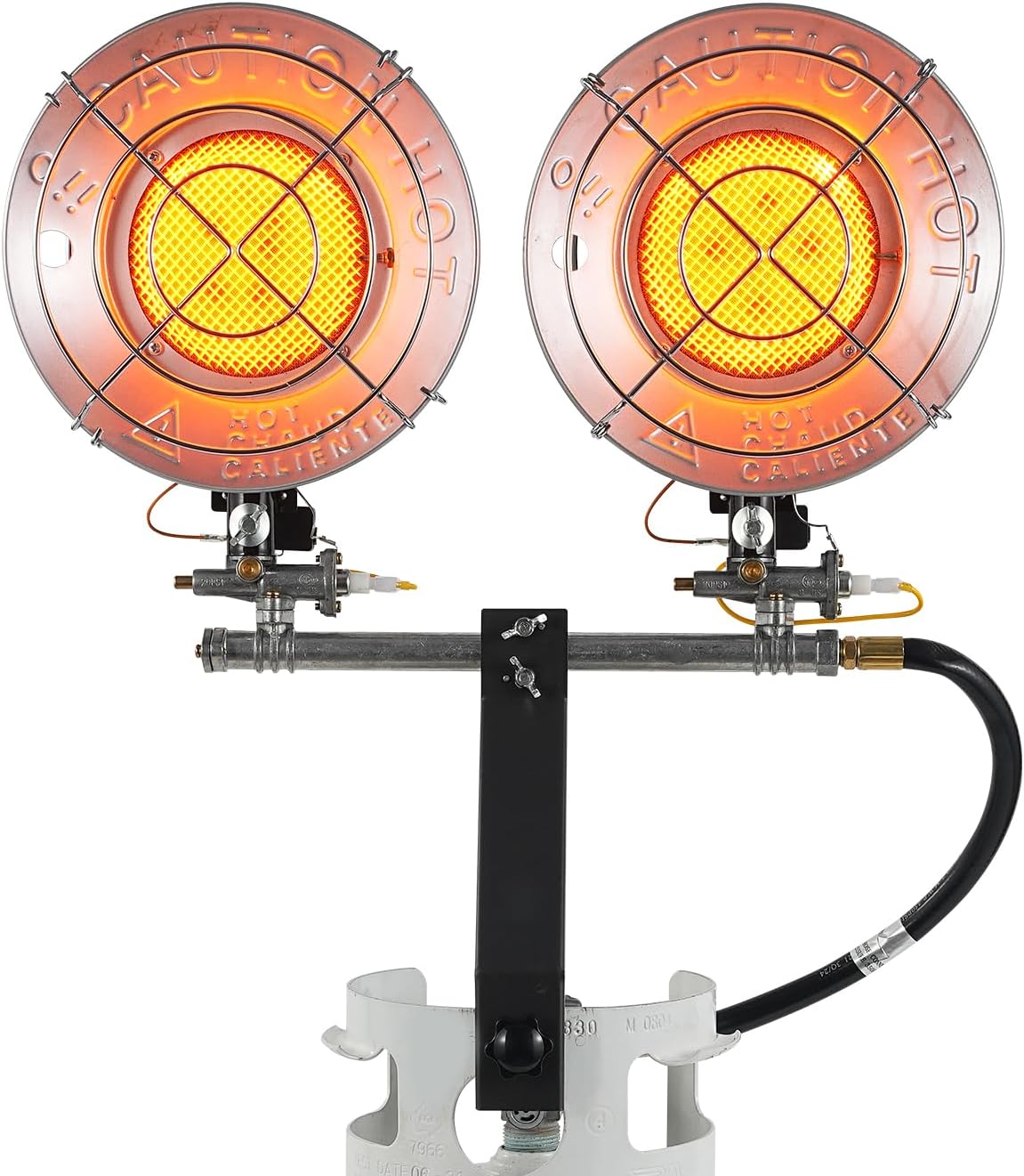 Propane Tank Top Heater, 30,000 BTU Portable Propane Heater for Outdoor, Patio, Camping, Garage, and Indoor Use – Adjustable Heat Levels, CSA Certified, Tilt Auto Shut-Off, Efficient Burner